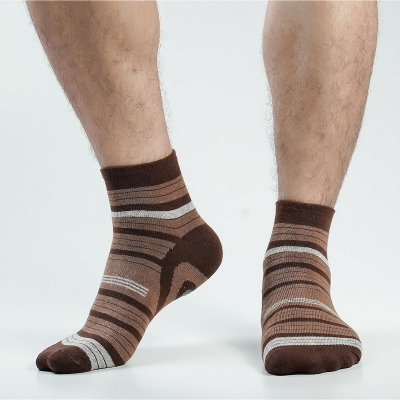 Picture of X-club Ankle Socks For Men  (Chocolate)
