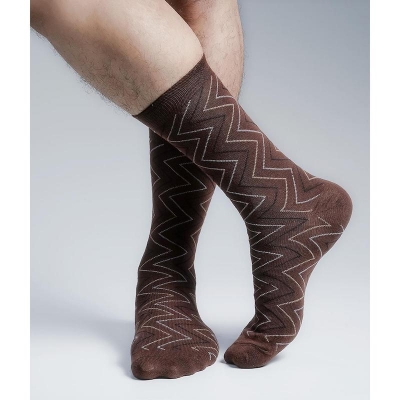 Picture of Premium Long Socks For Men  (Chocolate)