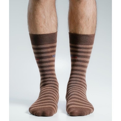 Picture of Swan 1000 Miles Long Socks For Men  (Chocolate)