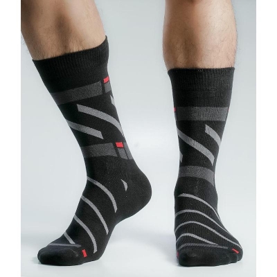 Picture of Swan 1000 Miles Long Socks For Men  (Black)