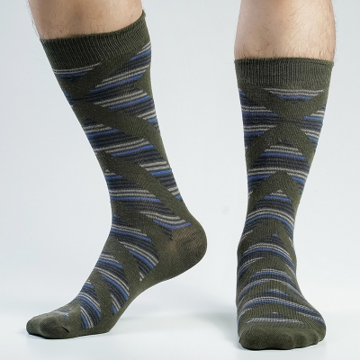Picture of Swan 1000 Miles Long Socks For Men  (Olive)