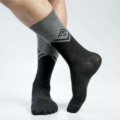 Picture of Pridezone Long Socks For Men  (Black)