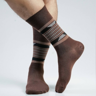 Picture of Swan Oxy Long Socks For Men  (Chocolate)