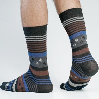 Picture of Swan Oxy Long Socks For Men  (Black)