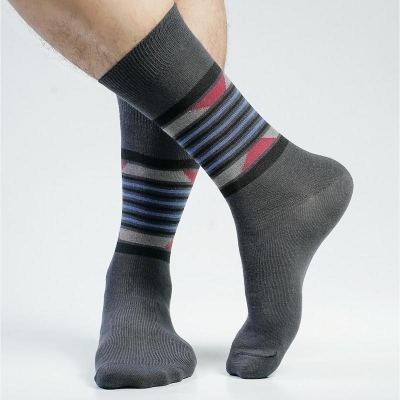 Picture of Swan Oxy Long Socks For Men  (Charcoal)