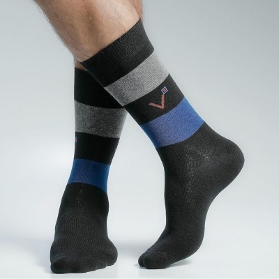 Picture of Swan Viara Long Socks For Men  (Black)