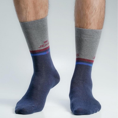 Picture of Swan Viara Long Socks For Men  (Navy Blue)