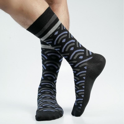 Picture of Swan Viara Long Socks For Men  (Black)