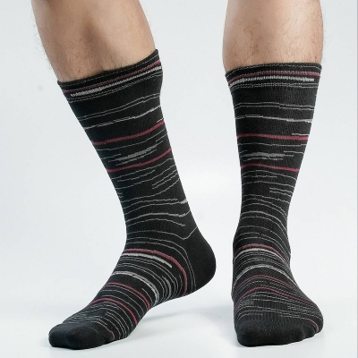 Picture of Swan Viara Long Socks For Men  (Black)