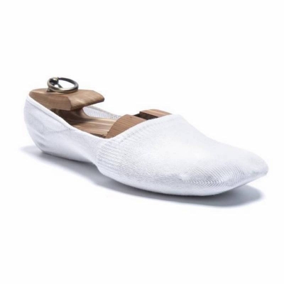 Picture of White Cotton Loafer Socks for Men