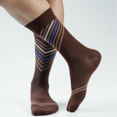 Picture of Pridezone Long Socks For Men  (Chocolate)