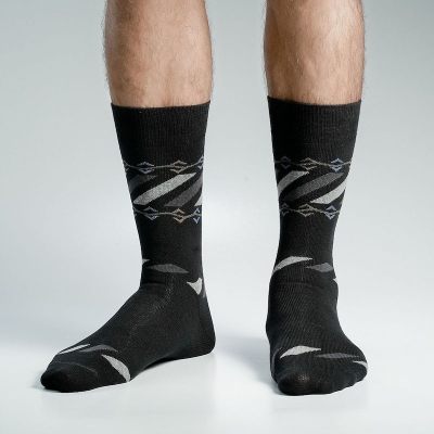 Picture of Actio Long Socks for Men  (Black)
