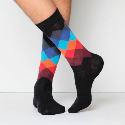 Picture of Premium Long Socks For Men  (Black)