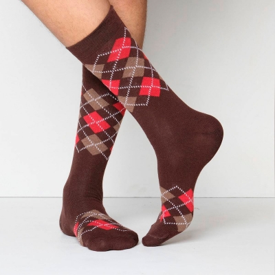 Picture of Premium Long Socks For Men  (Multi-color)