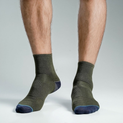 Picture of Kmalion Ankle Socks For Men  (Olive)