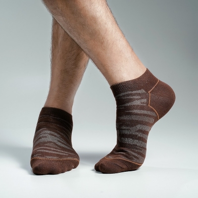 Picture of Kmalion Ankle socks for Men By MB Hosiery  (Chocolate)