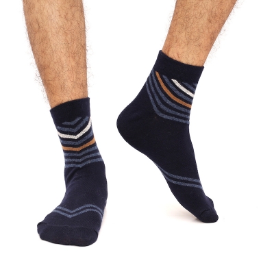 Picture of Pride Zone Ankle Socks for Men  (Navy Blue)