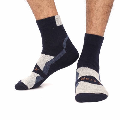Picture of Pride Zone Ankle Socks for Men  (navy Blue)