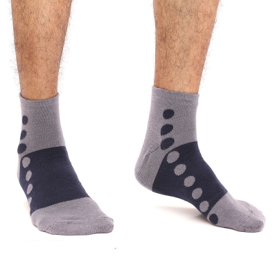 Picture of X Club Ankle Socks for Men  (Ash)