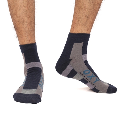 Picture of Oxy Ankle Socks for Men by MB Hosiery  (Multicolor)