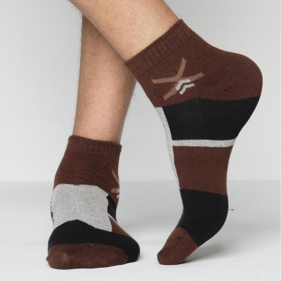Picture of Pride Zone Ankle Socks for Men  (Chocolet)