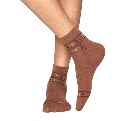 Picture of Premium Ankle Socks for Men  (Brown)