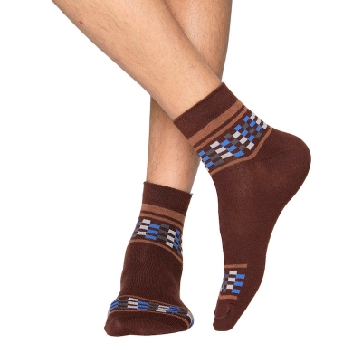 Picture of Premium Ankle Socks for Men  (Chocolate)