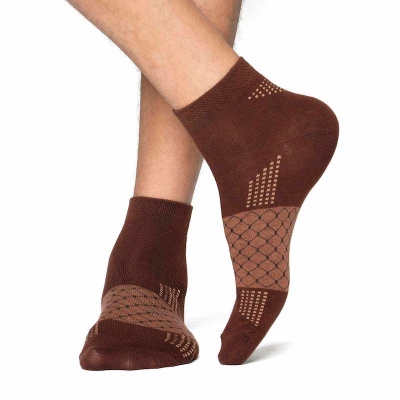 Picture of Proman Ankle Socks for Men  (Chocolate)