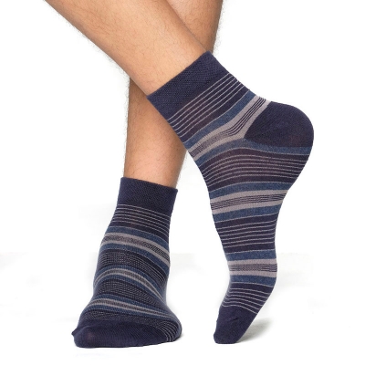 Picture of Premium Ankle Socks for Men  (Navy Blue)