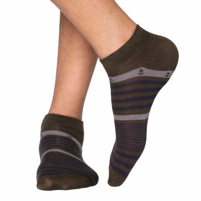 Picture of Premium Ankle Socks for Men  (Olive)