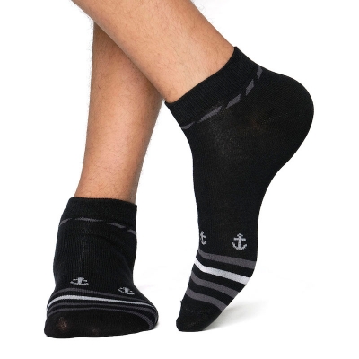 Picture of Proman Ankle Socks for Men  (Black)