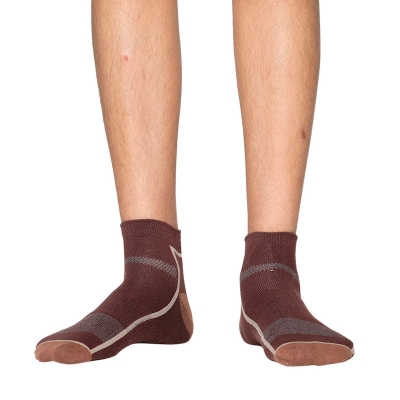Picture of Premium Ankle Socks for Men  (Chocolate)
