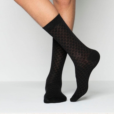 Picture of Premium Long Socks For Men  (Black)