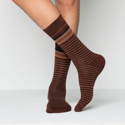 Picture of Premium Long Socks For Men  (Chocolate)