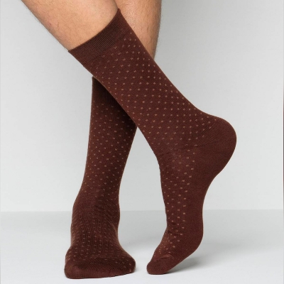 Picture of Premium Long Socks For Men  (Chocolate)