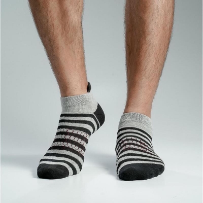 Picture of Swan Premium Ankle Socks For Men  (Ash)