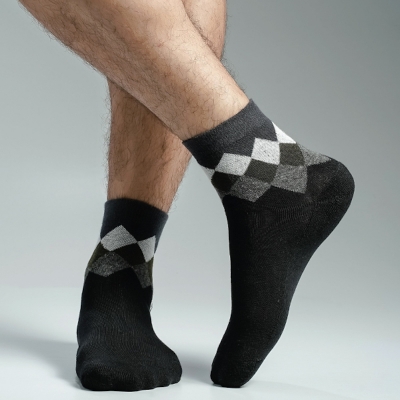 Picture of Swan Premium Ankle Socks For Men  (Black)