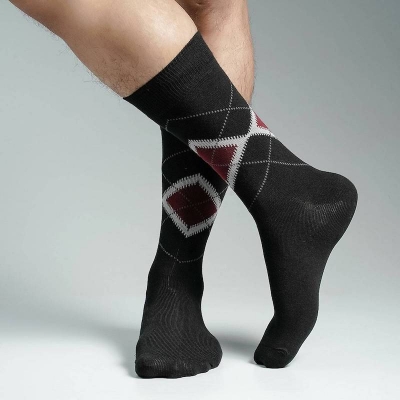 Picture of Premium Long Socks For Men  (Multicolor)