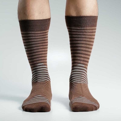 Picture of Swan Viara Long Socks For Men  (Chocolate)