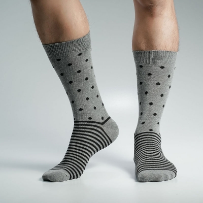 Picture of Super Dog Long Socks For Men  (Ash)