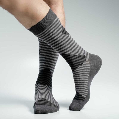 Picture of Swan Viara Long Socks For Men  (Charcoal)