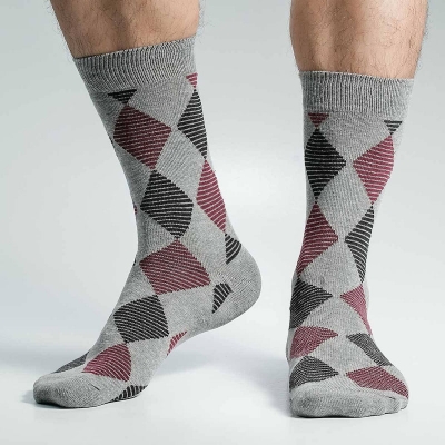 Picture of Premium Long Socks For Men  (Multicolor)