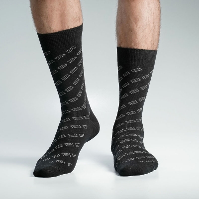 Picture of Super Dog Long Socks For Men  (Black)