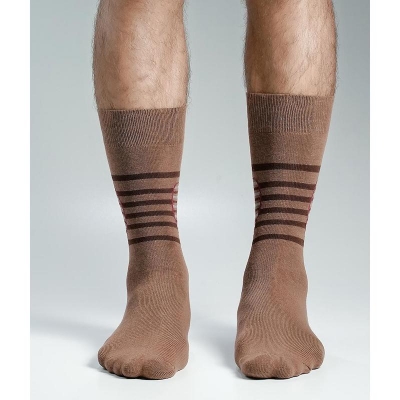 Picture of Swan Viara Long Socks For Men  (Brown)