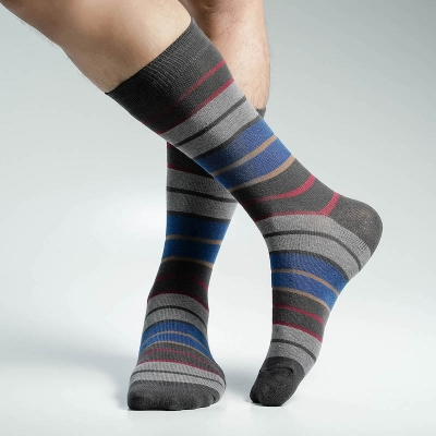 Picture of Pridezone Long Socks For Men  (Charcoal)