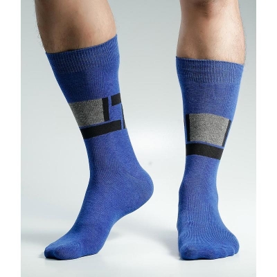 Picture of Super Dog Long Socks For Men  (Blue)