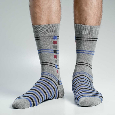 Picture of Swan Viara Long Socks For Men  (Ash)