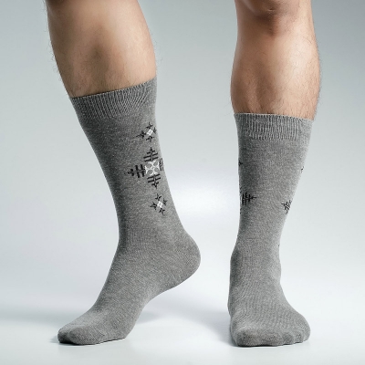 Picture of Super Dog Long Socks For Men  (Ash)