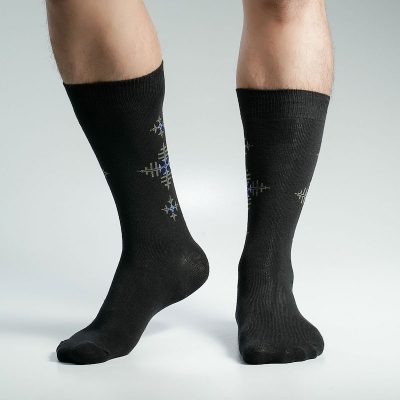 Picture of Super Dog Long Socks For Men  (Black)