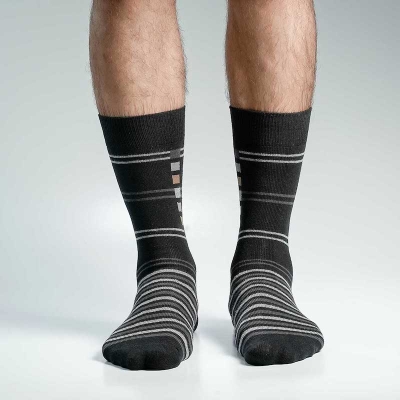 Picture of Swan Viara Long Socks For Men  (Black)
